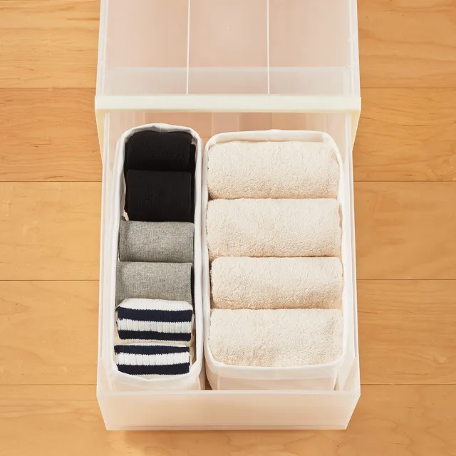 【MUJI 無印良品】PP收納盒/深/2入