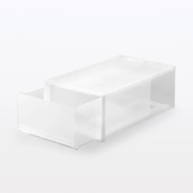 【MUJI 無印良品】PP衣裝盒/大/2入