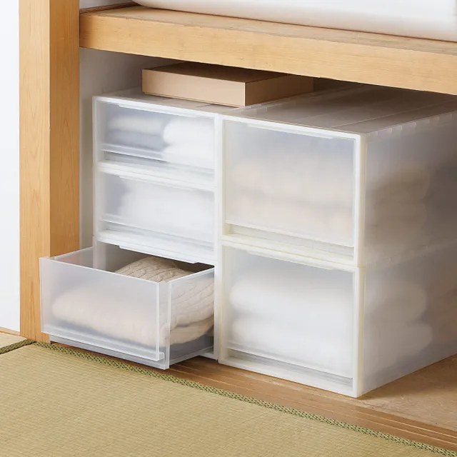 【MUJI 無印良品】PP衣裝盒/大/2入