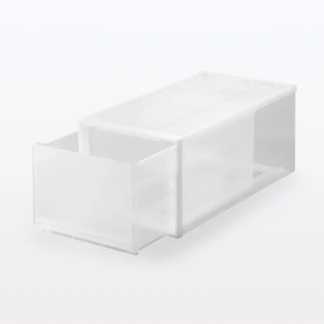 【MUJI 無印良品】PP衣裝盒/深/2入