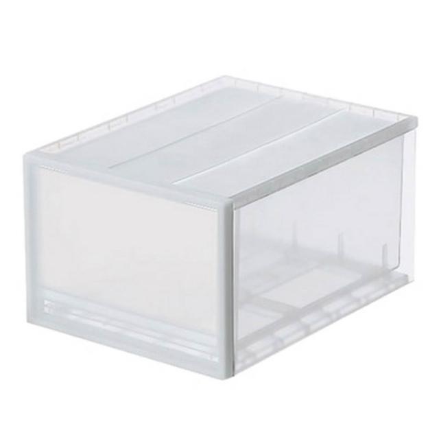 【MUJI 無印良品】PP收納盒/大/2入