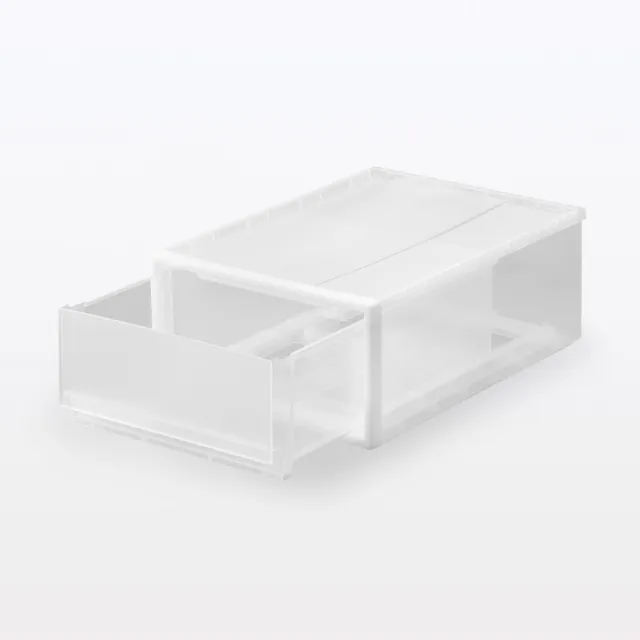 【MUJI 無印良品】PP收納盒/大/2入