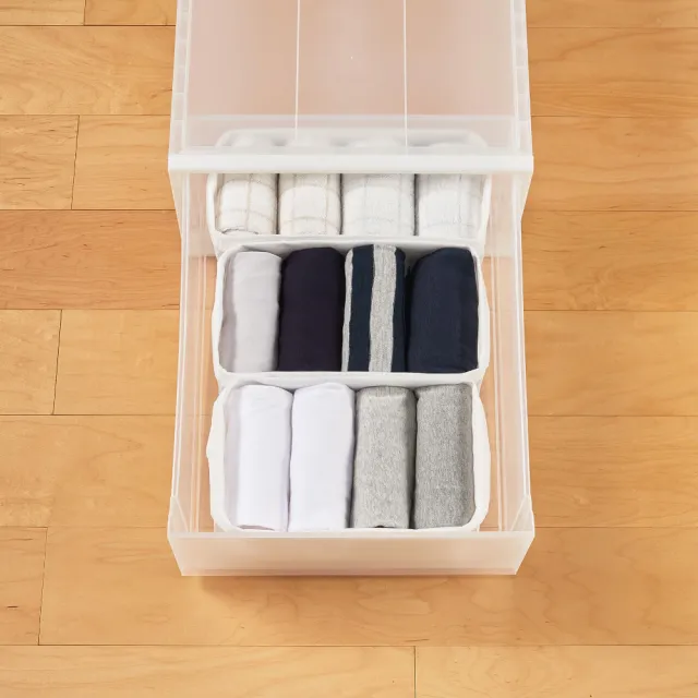 【MUJI 無印良品】PP櫥箱/深/2入