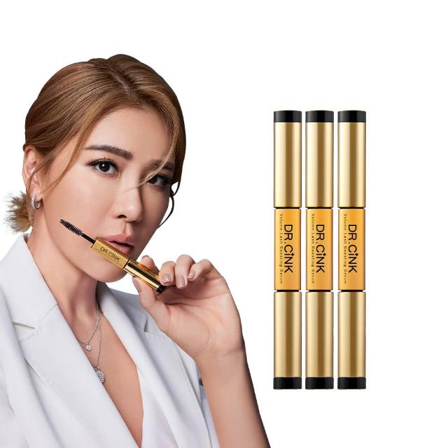 【DR.CINK 達特聖克】睫毛滋養液 3入超值組 (雙頭各4ml 保濕 睫毛滋養 眼周保養 醫美推薦)