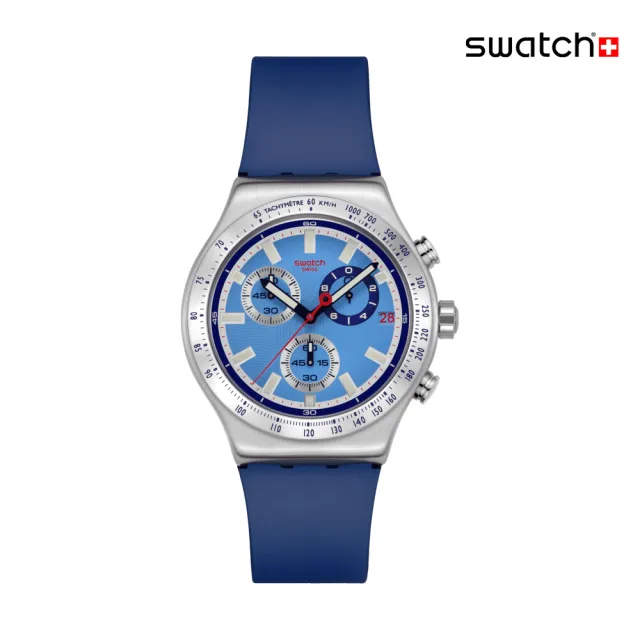 【SWATCH】SKY REFLECTIVE 金屬手錶/男錶/女錶/瑞士製造 YVS541 (43mm)