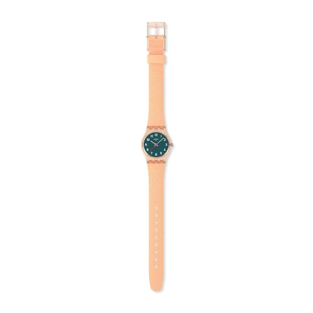 【SWATCH】PEACHY WEAVE 經典手錶/女錶/瑞士製造 LO117 (25mm)
