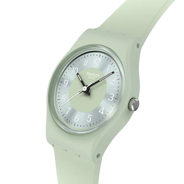 【SWATCH】SERENITY OF SAGE 經典手錶/女錶/瑞士製造 LG131(25mm)
