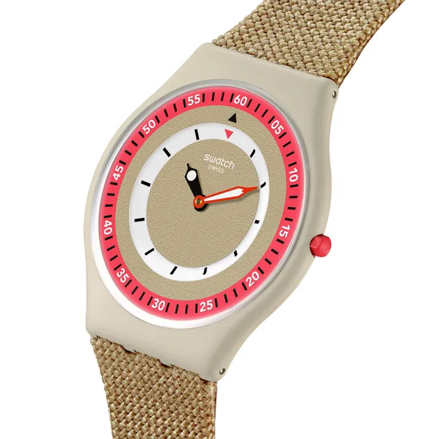 【SWATCH】CORAL DUNES 超薄手錶/男錶/女錶/瑞士製造 SS09T102(34mm)