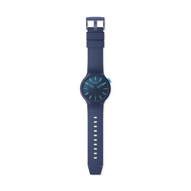 【SWATCH】INDIGO GLOW 大錶面手錶/男錶/女錶/瑞士製造 SB05N113(47mm)