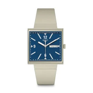 【SWATCH】WHAT IF BEIGE? 經典手錶/女錶/瑞士製造 SO34T700-S14 (33mm)