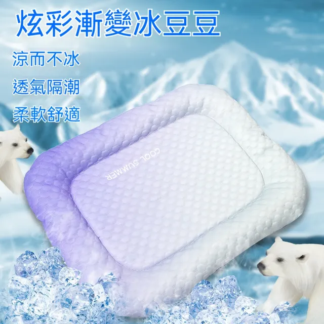 【Quality 聚家】寵物冰墊 冰豆豆墊子 貓狗窩 3D涼感墊子 透氣狗墊 夏季冰墊 散熱墊 可水洗 60*80CM