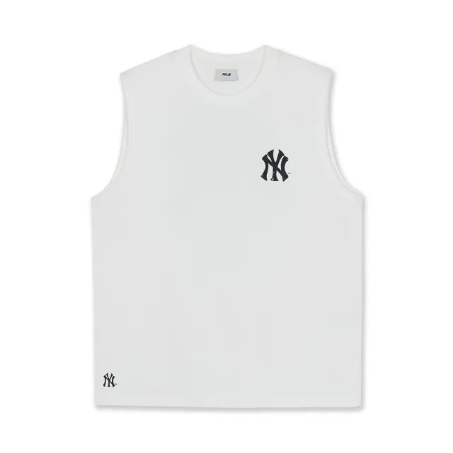 【MLB】街頭感背後大Logo 無袖上衣 背心 紐約洋基隊 (3ATOB0263-50WHS)