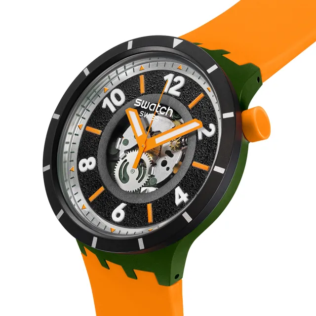 【SWATCH】FALL-IAGE 大錶面手錶/男錶/女錶/瑞士製造 SB03G107(47mm)
