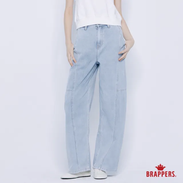 【BRAPPERS】女款 雲朵棉錐形褲(淺藍)