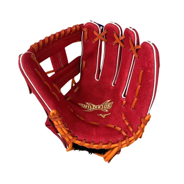 【MIZUNO 美津濃】少年用棒球手套牛豬混皮工字檔11.5吋紅(1ATGY26220 62)