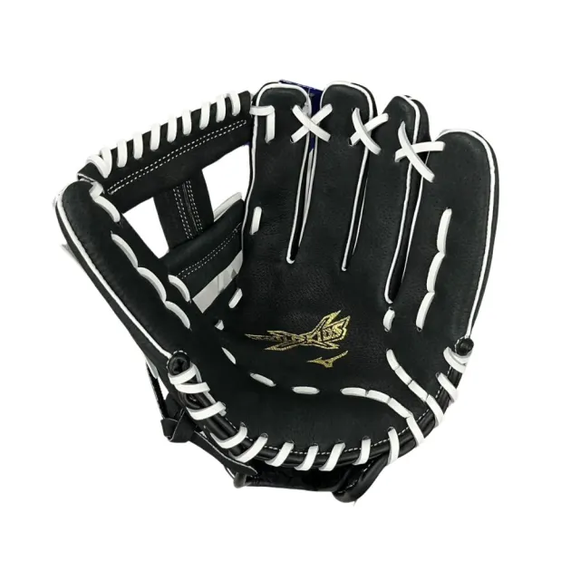 【MIZUNO 美津濃】少年用棒球手套牛豬混皮工字檔11.5吋黑(1ATGY26220 09)