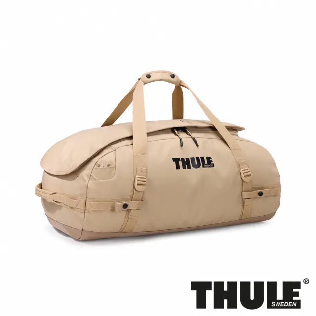 【Thule 都樂】Chasm 70L 行李袋 米色/淺藍色 (週年慶/露營/旅行/收納)