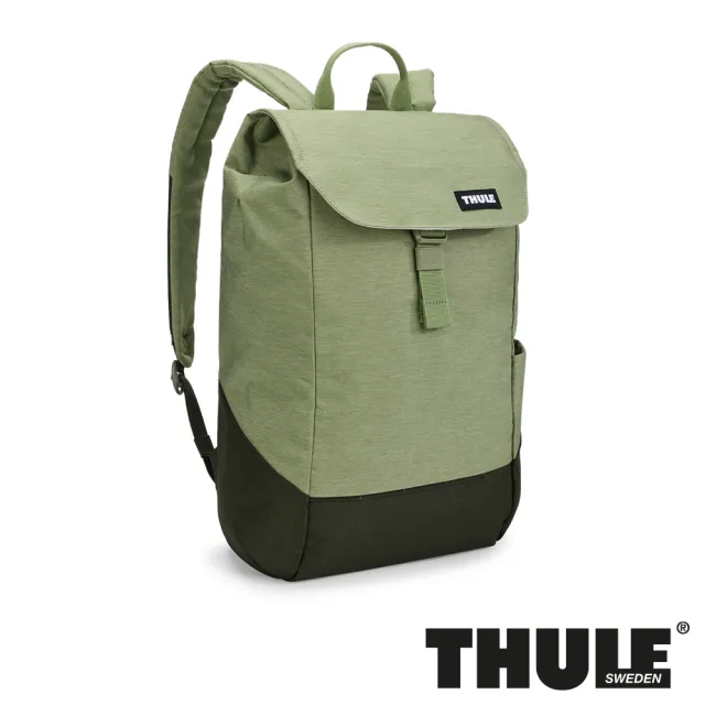 【Thule 都樂】Lithos 背包 16L 棕色/綠色  (週年慶/露營/旅行/收納)