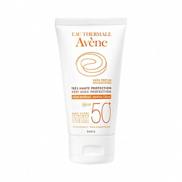 【Avene 雅漾】官方直營 全效潤色防曬霜 50ml(物理性防曬)