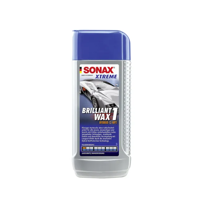 【SONAX】WAX1 極致長效護膜 新車蠟 (乳蠟、無研磨劑、汽車蠟、美容蠟)