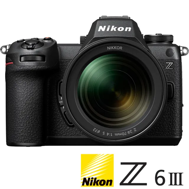 【Nikon 尼康】Z6 III Z6M3 KIT 附 Z 24-70mm F4 S 變焦鏡組 (公司貨) 全片幅無反微單眼相機 Z63 KIT