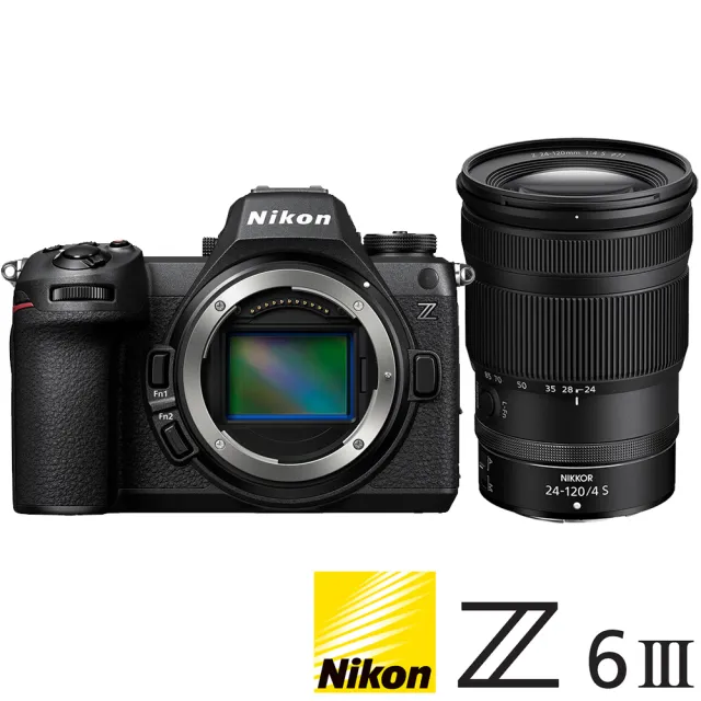 【Nikon 尼康】Z6 III Z6M3 KIT 附 Z 24-120mm F4 S 旅遊鏡組 (公司貨) 全片幅無反微單眼相機 Z63 KIT