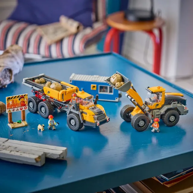 【LEGO 樂高】60494 傾卸式卡車與前端裝載機 積木