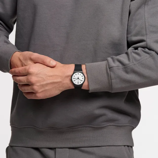 【SWATCH】TWICE AGAIN 經典手錶/男錶/女錶/瑞士製造 SO29B703(41mm)