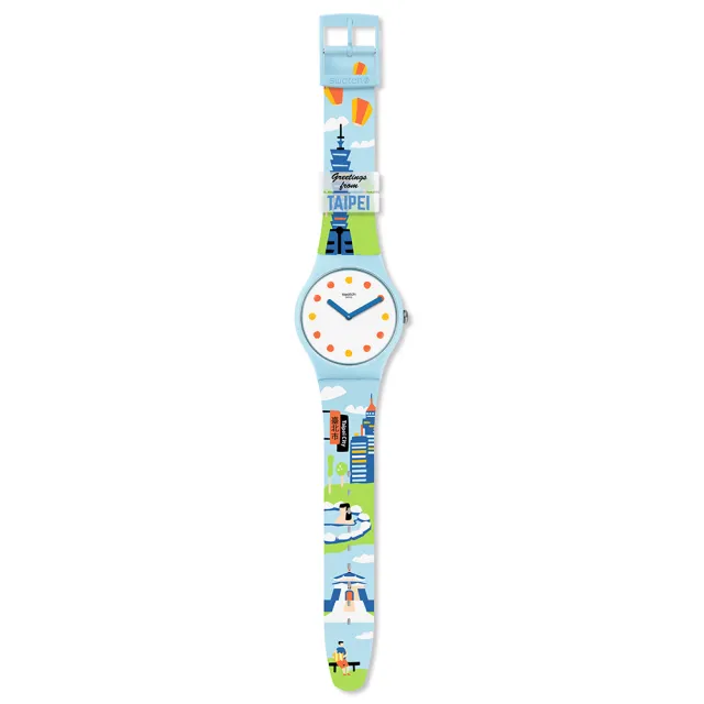 【SWATCH】#TAIWANDERING 台灣城市錶/地區限定/瑞士製造 SUOZ319 (41mm)