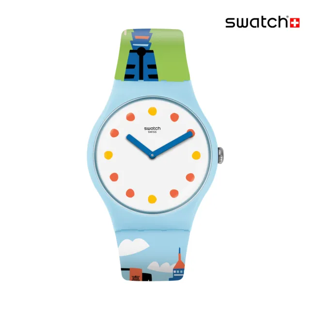 【SWATCH】#TAIWANDERING 台灣城市錶/地區限定/瑞士製造 SUOZ319 (41mm)