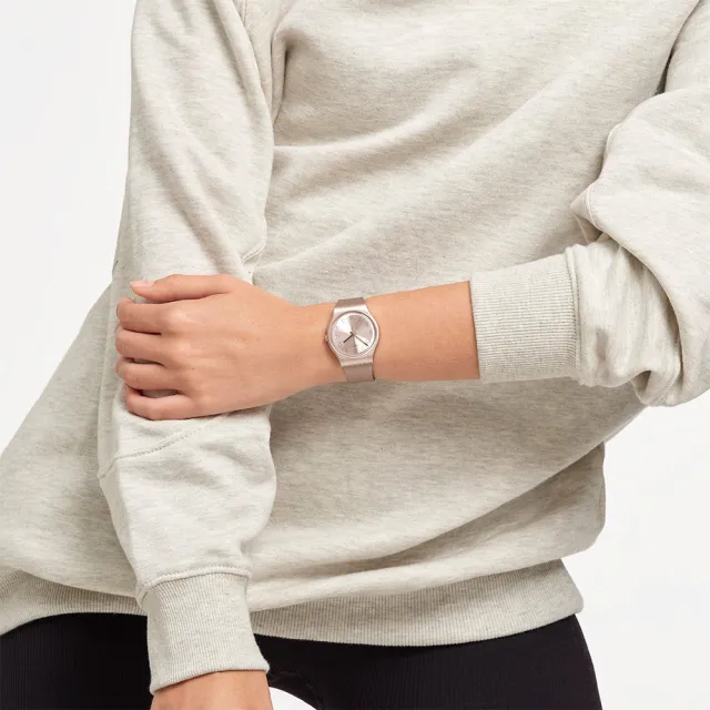 【SWATCH】PINKBAYA 經典手錶/男錶/女錶/瑞士製造 GP403(34mm)