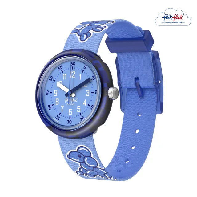 【Flik Flak】兒童手錶 AIRNIMALS 兒童禮物/安全防水/瑞士製造 FPNP157(31.85mm)