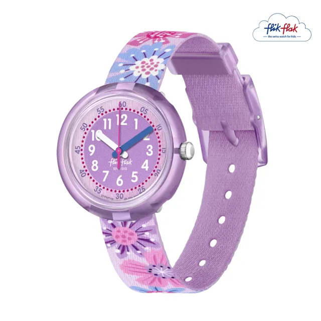 【Flik Flak】兒童手錶 FLOWER CHAOS 兒童禮物/安全防水/瑞士製造 FPNP149 (31.85mm)