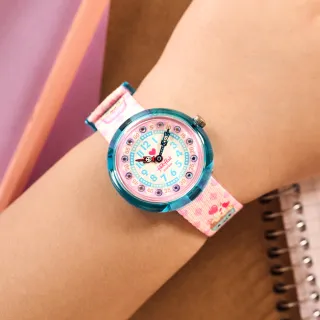 【Flik Flak】兒童手錶 BAKE IT UP 兒童禮物/安全防水/瑞士製造 FBNP219 (31.85mm)