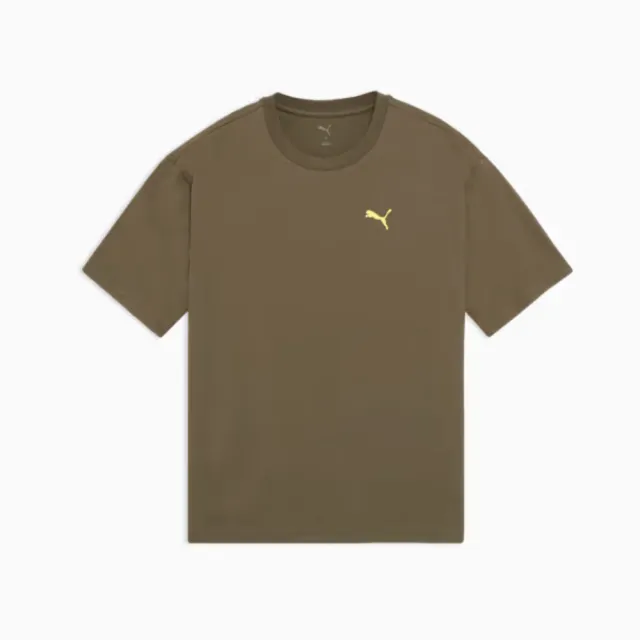 【PUMA】短袖上衣 男 亞規 ESS 綠 69369781
