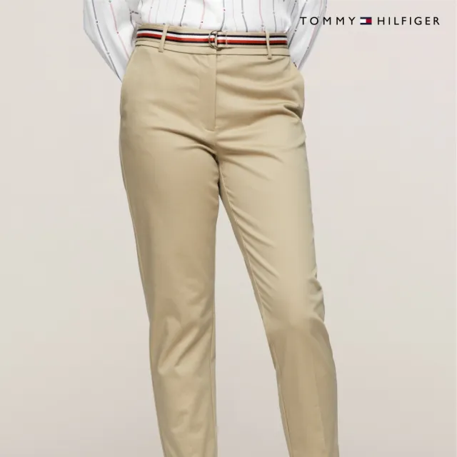 【TOMMY HILFIGER】官方旗艦館London 修身九分褲_裸色