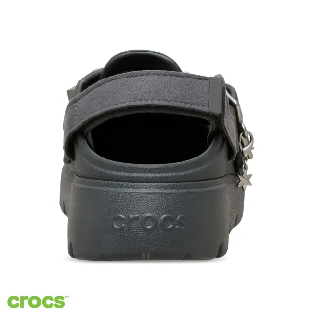 【Crocs】女鞋 Loaferette 龐克星光熠熠克駱格 碳色(214212-0YK)