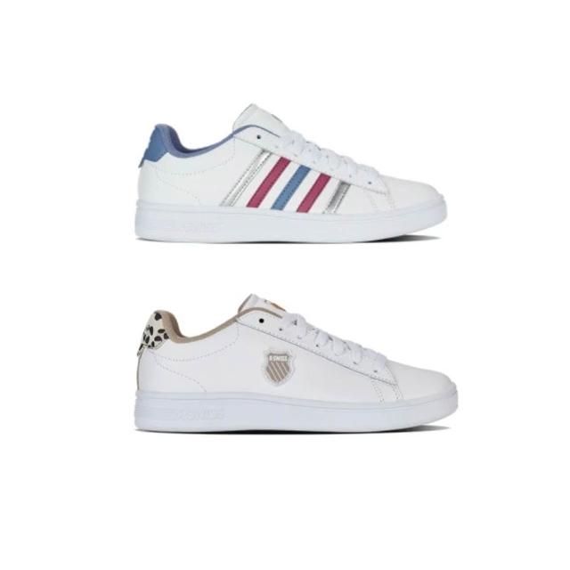 【K-SWISS】時尚運動鞋Court Tiebreak II/Court Shield II 五條線 盾牌 女鞋 多色(94412/94413)