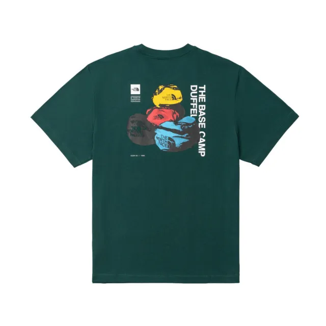 【The North Face】TNF 休閒 運動 短袖T恤 M BC DUFFEL RELAXED SS TEE GRAPHIC - AP 男 綠 (NF0A8GX91KI)