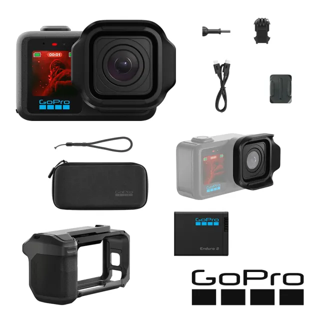 【GoPro】MISSION 1 PRO 全方位運動攝影機街拍套組 (公司貨)