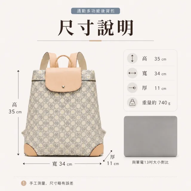 【EMMA SUE】雙11 老花包包 大容量後背包 雙肩包 輕便包包 電腦包包 包包 後背包 休閒包包 旅行 