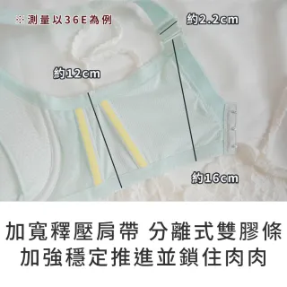 【玉如阿姨】沐光序曲內衣※0817紫(E-H罩 托高 包覆 舒適 大罩杯 台灣製)