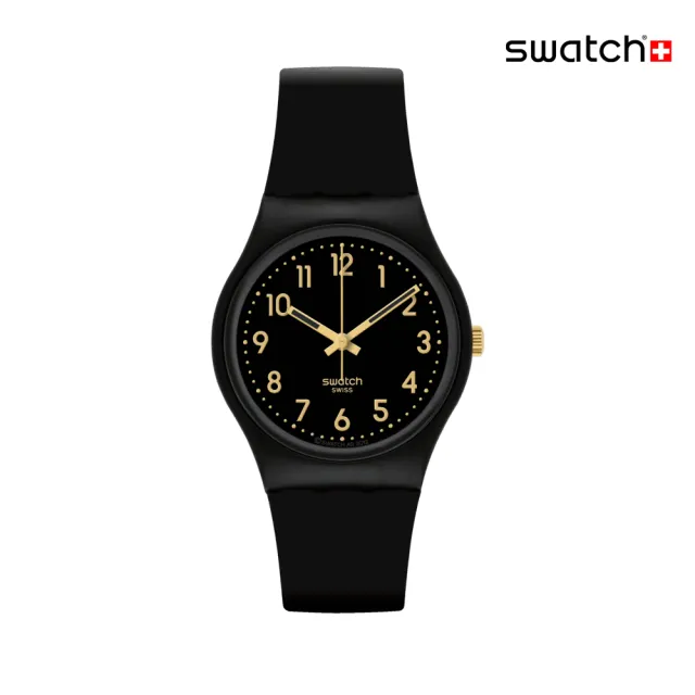 【SWATCH】GOLDEN TAC 經典手錶/男錶/女錶/瑞士製造 SO28B113(34mm)