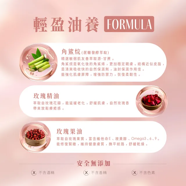 【Nature Tree】角鯊烷極萃全效玫瑰油2入組(30mlx2)