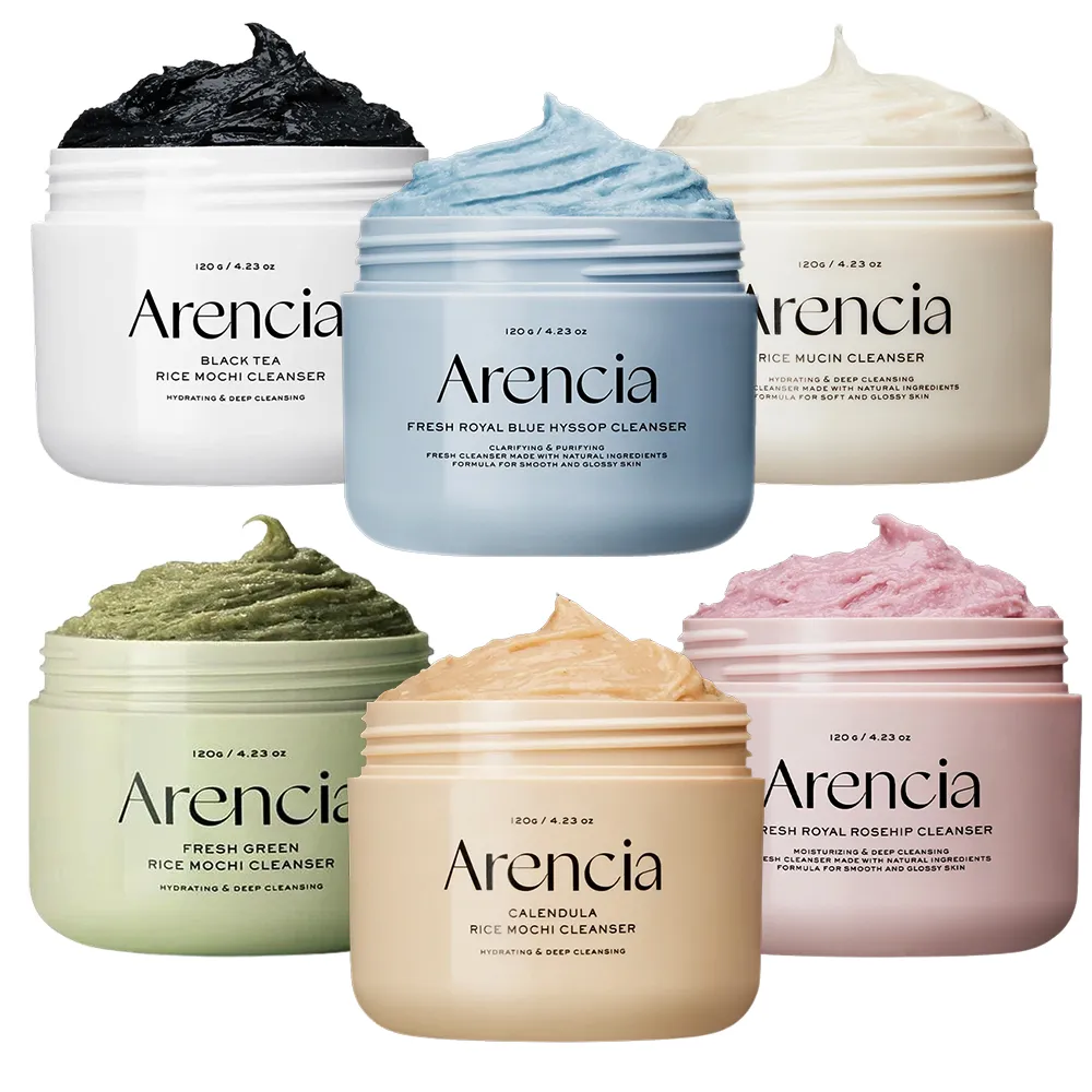 【Arencia】年糕潔面乳120g任1入(綠意清新/藍色牛膝草/粉色玫瑰-國際航空版)