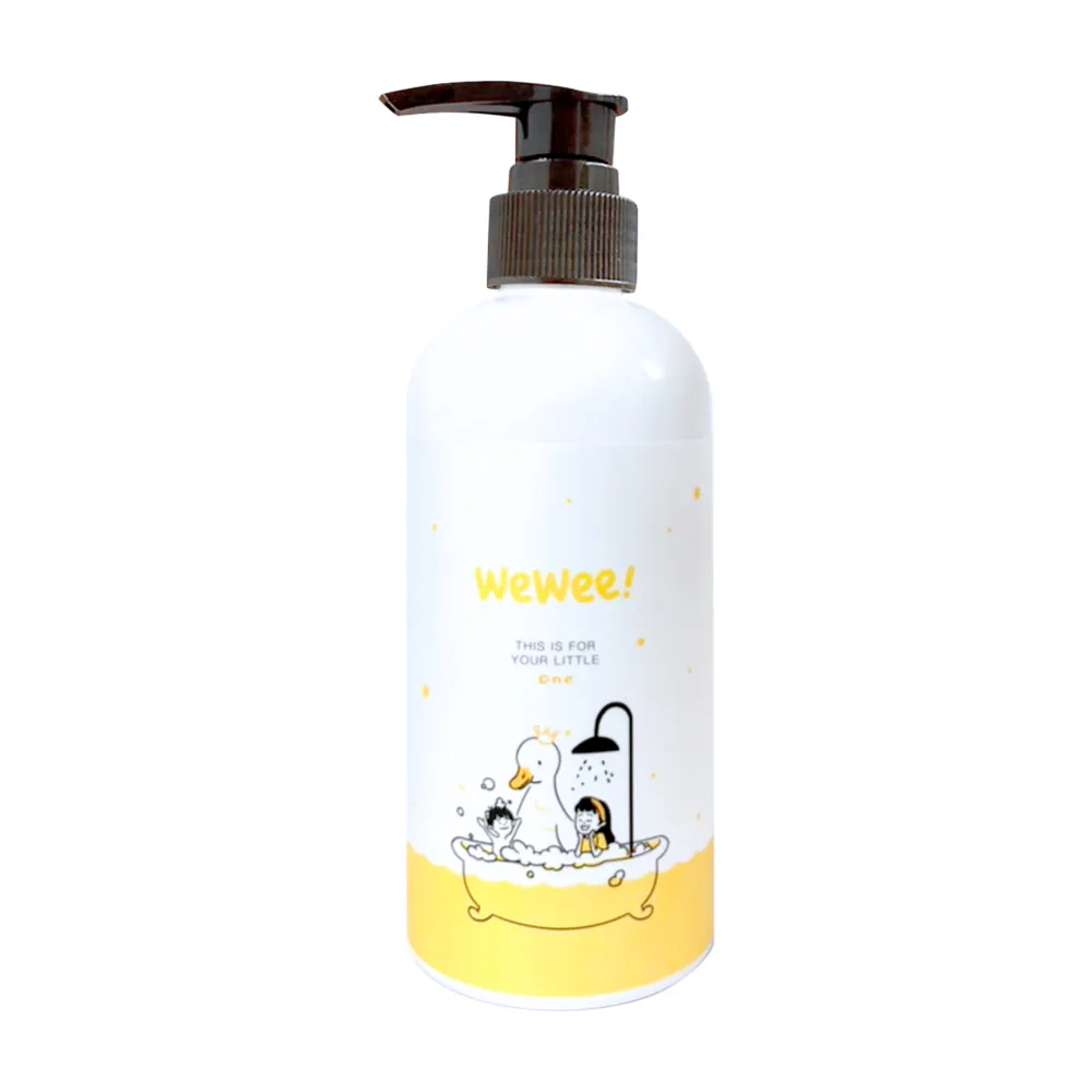 【wewee!】全身洗香香 舒敏洗髮沐浴二合一(300ml-嬰兒盆浴、幼童淋浴 一瓶搞定)