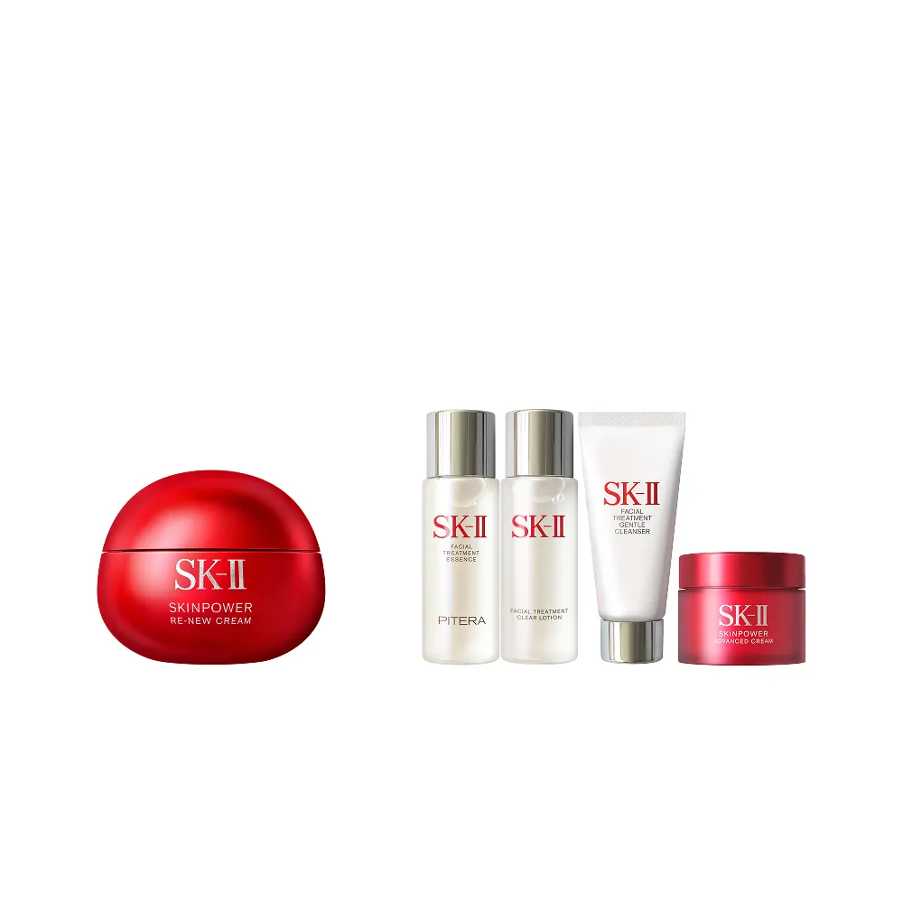 【SK-II】官方直營 肌源賦能煥顏活膚霜 80g(經典or輕盈任選/乳霜/臉部保養/澎彈/緊緻/大紅球/超大牌)