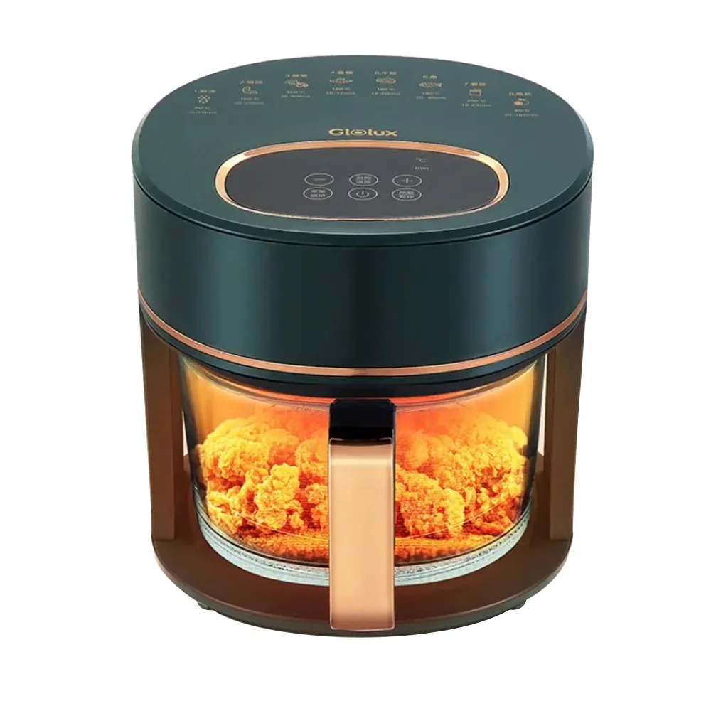 【Glolux】金鑽3.5公升玻璃氣炸鍋AF-3501