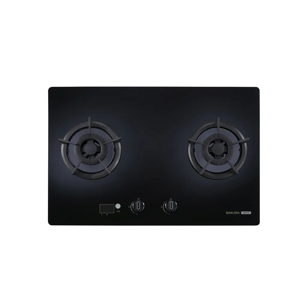 【SAKURA 櫻花】二口大面板智控易清玻璃檯面爐 G-2627GB LPG/NG1 含基本安裝
