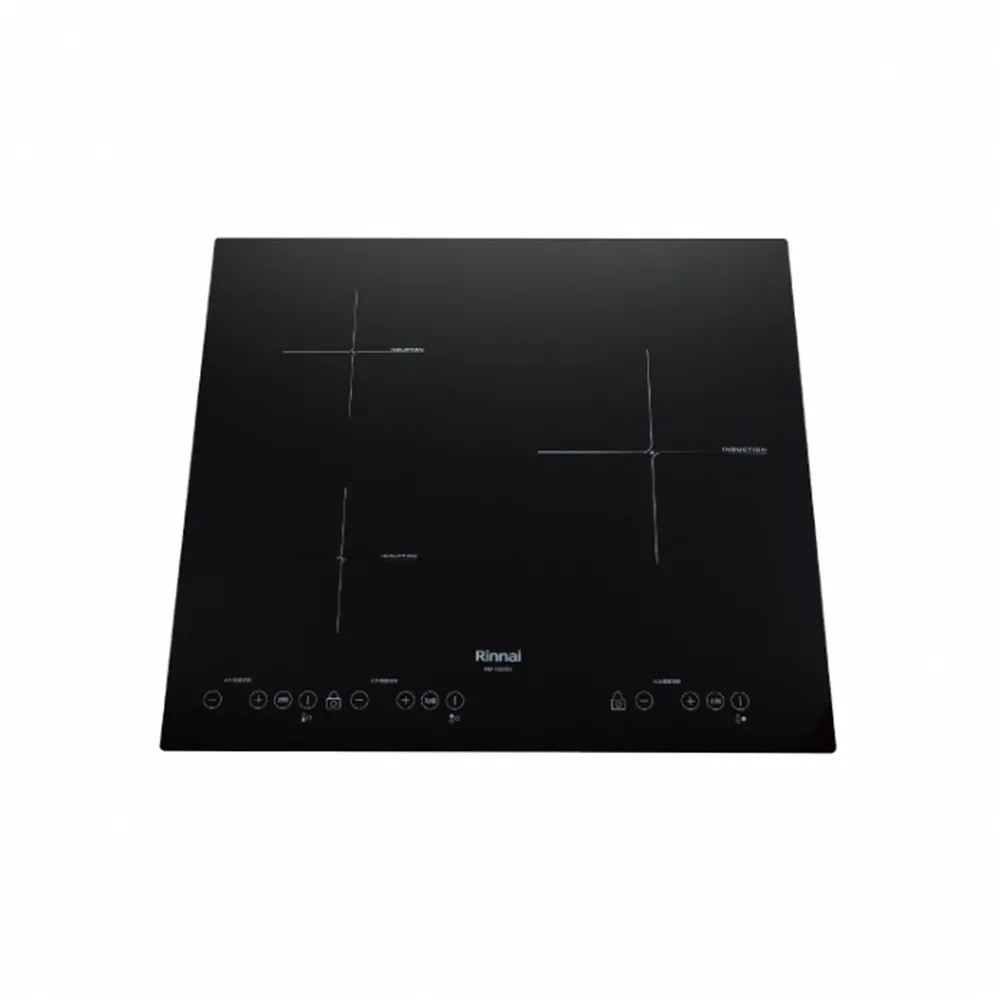 【林內】220V三口橫向IH智慧感應爐微晶玻璃面板 RB-H3280 含基本安裝